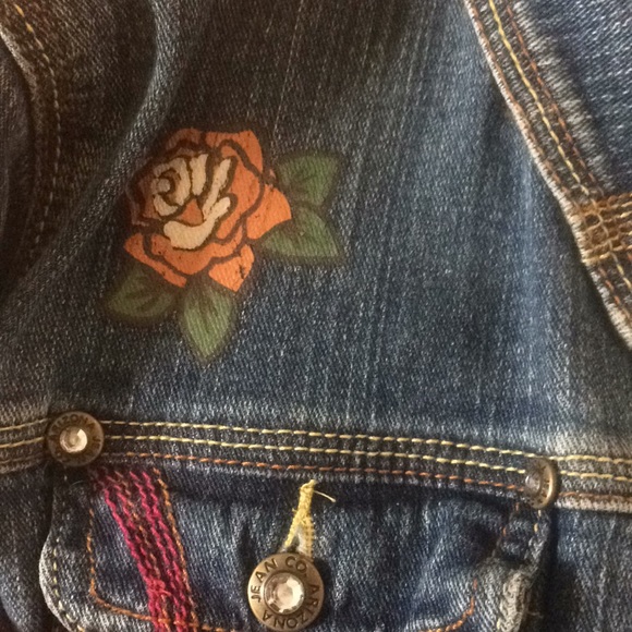 ARIZONA JEANS Decorated Jean Jacket - Picture 2 of 5